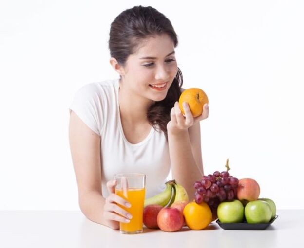 Makan buah-buahan - mencegah munculnya papiloma di vagina